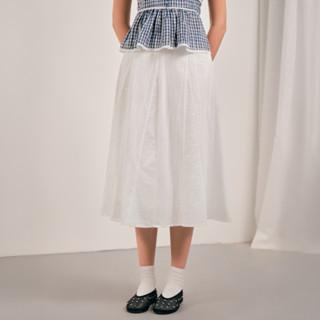 Chân váy trắng dài Gabrielle Miều Est.2013 phong cách tiểu thơ sang trọng