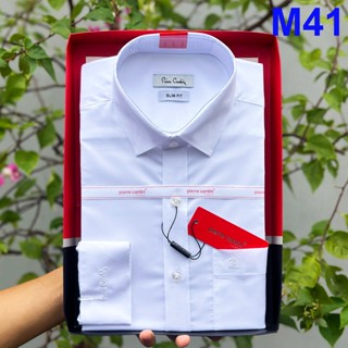 Áo Sơ Mi Nam Pie Car, Sơ Mi Trắng Dài Tay Thêu Chữ Trắng, Sơ Mi Nam Mẫu Hàn Quốc 41m