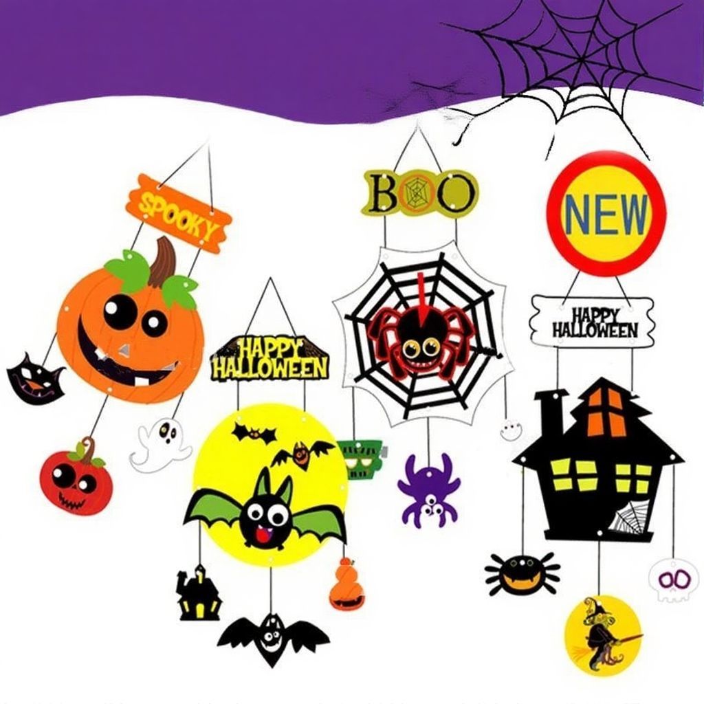 Đồ Chơi Lắp Ghép Halloween, Trang Trí Decor Halloween DIY, Đồ Chơi Handmade Halloween Vui Nhộn
