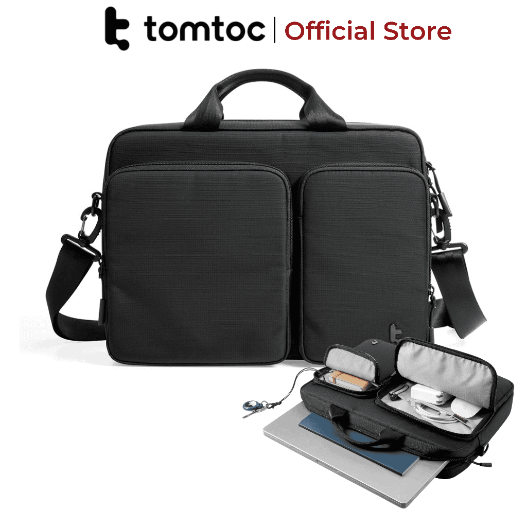 Túi đeo chéo chống sốc cho Macbook/Laptop Navigator-A33 size 13/14/15/16 inch, chính hãng, bền bỉ