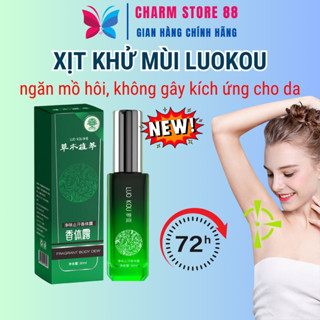 Xịt khử mùi hôi nách ngăn ngừa mồ hôi dưới cánh tay LUOKOU 30ml khử mùi mồ hôi cơ thể cho nam nữ