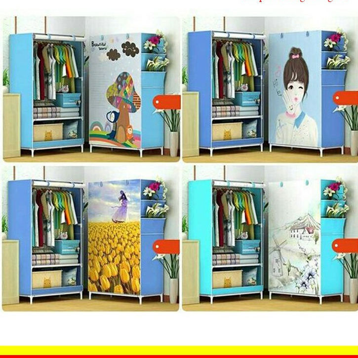 Tủ Vải 3D Đựng Quần Áo Tiết Kiệm Không Gian Tủ Đựng Đồ Thông Minh Tủ Đựng Đồ Phong Cách Hiện Đại