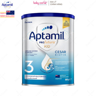 Sữa bột Aptamil Kid Profutura Cesar Biotik New Zealand Số 3 Hộp 800g Cho Bé