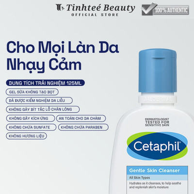 [FBS] Sữa rửa mặt dịu lành cho da nhạy cảm CETAPHIL GENTLE SKIN CLEANSER 125ML