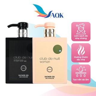  Sữa tắm nước hoa Armaf Club de Nuit Shower Gel  360ml  - Hương thơm dịu nhẹ sang trọng lưu hương lâu cho nam và nữ 