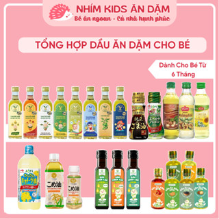 Tổng Hợp Các Loại Dầu Ăn Dặm, Dầu Óc Chó, Dầu Olive, Dầu Mè, Dầu Gấc Cho Bé Từ 6 Tháng Tuổi