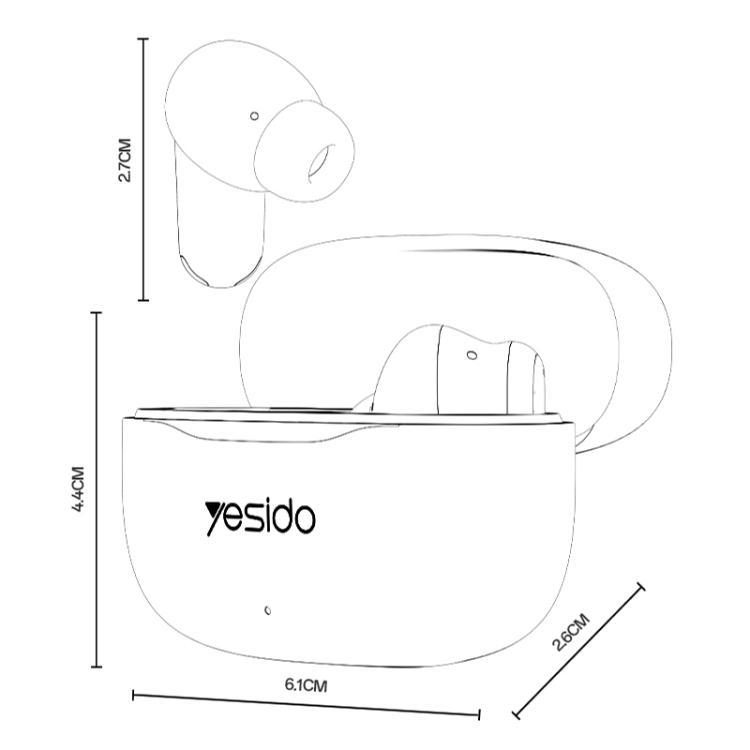 Tai Nghe Không Dây TWS38 Bluetooth 5.4G, Âm Thanh HIFI, Pin Trâu 5 Giờ Nghe Nhạc, Mic Đàm Thoại | BigBuy360 - bigbuy360.vn