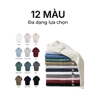    ĐÓNG HỘP MIỄN PHÍ    Áo Polo Nam HAFOS FALCON chất vải Smart Pique basic sang trọng chất vải đứng form cao cấp 