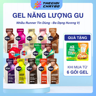 [MUA 6 TẶNG 1] Gel Năng Lượng GU Gói 32ml 100kcal Bổ Sung Năng Lượng Tức Thì Cho Chạy Bộ, Đạp Xe
