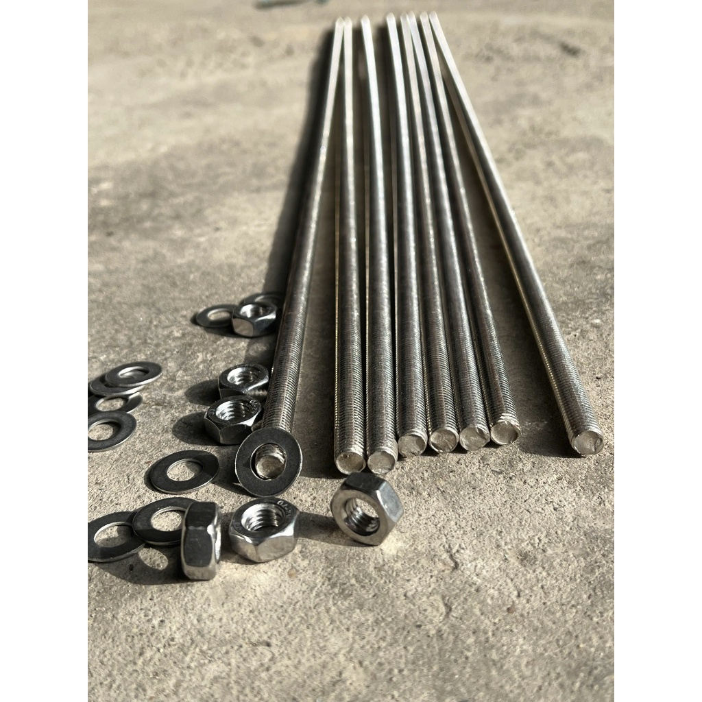 [ HÀNG CÓ SẴN] Đai ốc lục giác ngoài size M18- M36  DIN 934, ecu inox, con tán Inox 201,  inox 304, 