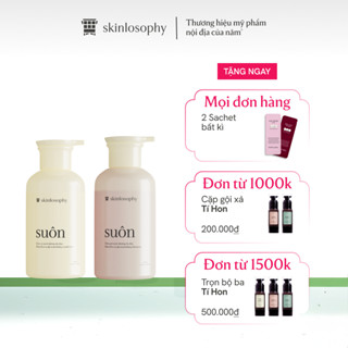 Combo Dầu Gội Và Xả Suôn Skinlosophy Giúp Nuôi Dưỡng Tóc Và Da Đầu -  300ml Mỗi Chai