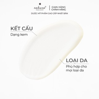 Sữa rửa mặt trắng da Sakura Brightening Cleanser 100ml