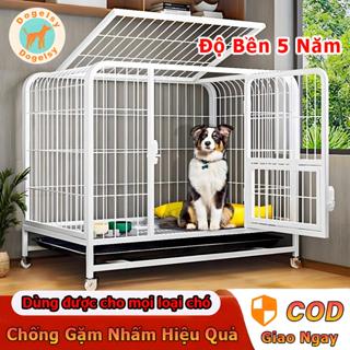🐈 Dogelsy 🐕 Chuồng Chó lồng chó to size to 60/78/95/110cm chuồng cho chó Sơn Tĩnh Điện Dành Cho Chó