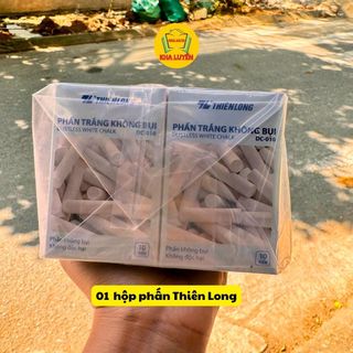 Combo 03/ 02/ 01 hộp Phấn Trắng Không Bụi Đức Thanh/ Thiên Long/Mic (12 Viên/Hộp)
