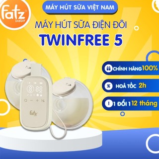 Máy hút sữa điện đôi rảnh tay Fatz Baby TwinFree 5 Hút êm và Kiệt sữa FB1366PW