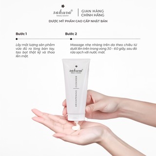 Sữa rửa mặt trắng da Sakura Brightening Cleanser 100ml