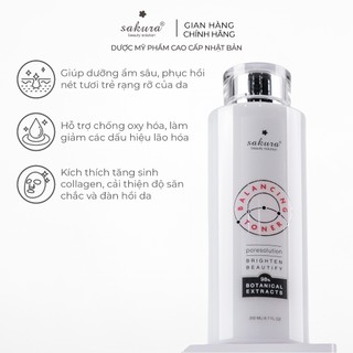 [Date 09.2026] Nước cân bằng da Sakura Balancing Toner 200ml
