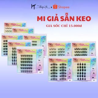  Lông Mi Giả Sẵn Keo Mi The Queen Mi Cụm Tách Sợi Tự Nhiên Mềm Mại Tự Nhiên  - Thúy Hà 