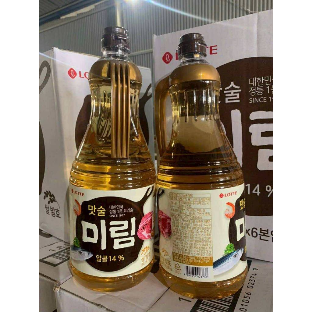 Rượu nấu ăn MIRIN 1.8L Lotte Hàn Quốc