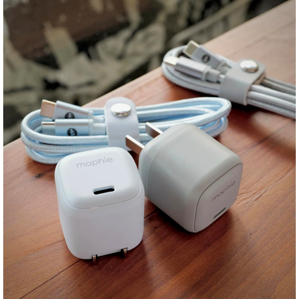 Bộ Sạc Nhanh Mophie GAN Charger 30w + Cable Bundle 100w Cổng sạc USB C cho điện thoại