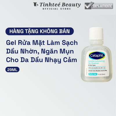 [GIFT] Gel rửa mặt làm sạch dầu nhờn, ngăn mụn cho da dầu nhạy cảm CETAPHIL GENTLE EXFOLIATING SA CLEANSER 29ML