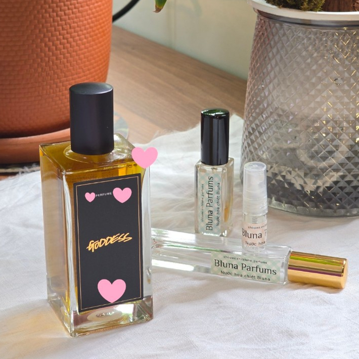 [chiết] Goddess nước hoa hương trầm tự nhiên unisex nữ oud jasmine osmanthus aromatic EDP