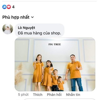 Đồng Phục Gia Đình Fig Tree Thun Polo Cá Sấu Cao Cấp Màu Cam Đất, Chất vải dày mịn, Nhiều size