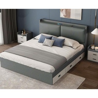 Giường Ngủ Bọc Nệm 3 Hộc Kéo – Gỗ MDF Cao Cấp - Thiết Kế Hiện Đại