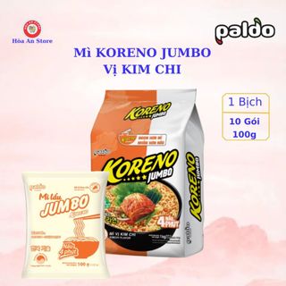  Mì Hàn Quốc KORENO JUMBO Vị KIM CHI 1 Túi  10 Gói x 100g  