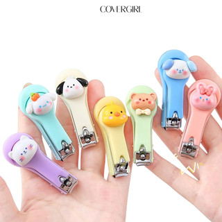  COVERGIRL - Dụng cụ cắt móng tay hợp kim không gỉ mini hình thú dễ thương treo móc chìa khóa 