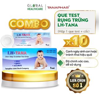  Que test rụng trứng LH TANA - tăng khả năng thụ thai giúp xác định thời điểm rụng trứng 