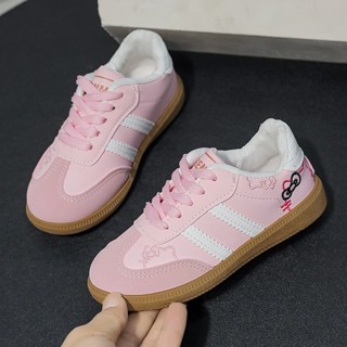 (nên tăng 1 size) Giày thể thao cao su nhẹ cho trẻ em giao hàng trên Candy Shoes Giày vải thông thường cổ thấp