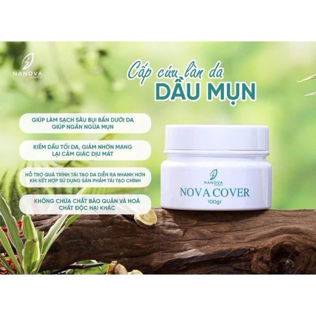 BỘT ĐẮP MẶT NẠ NANO CORVER 100g Nanova