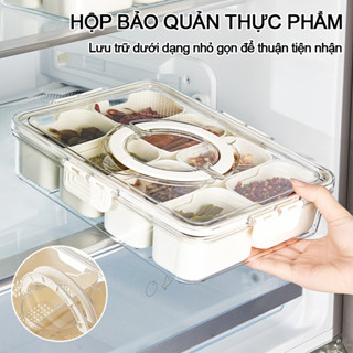 Hộp đựng thực phẩm, bảo quản đồ ăn, rau củ quả chất liệu nhựa cao cấp,Bảo quản
