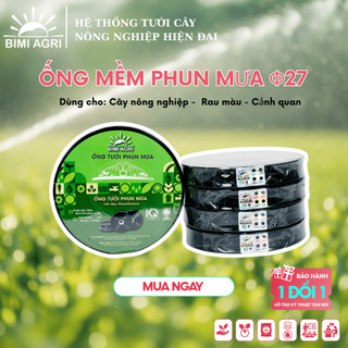 Ống phun mưa tưới rau – BIMI AGRI | Đủ kích cỡ Phi 21- Phi 27- Phi 34| Đục lỗ sẵn- Tiết kiệm- Dễ lắp
