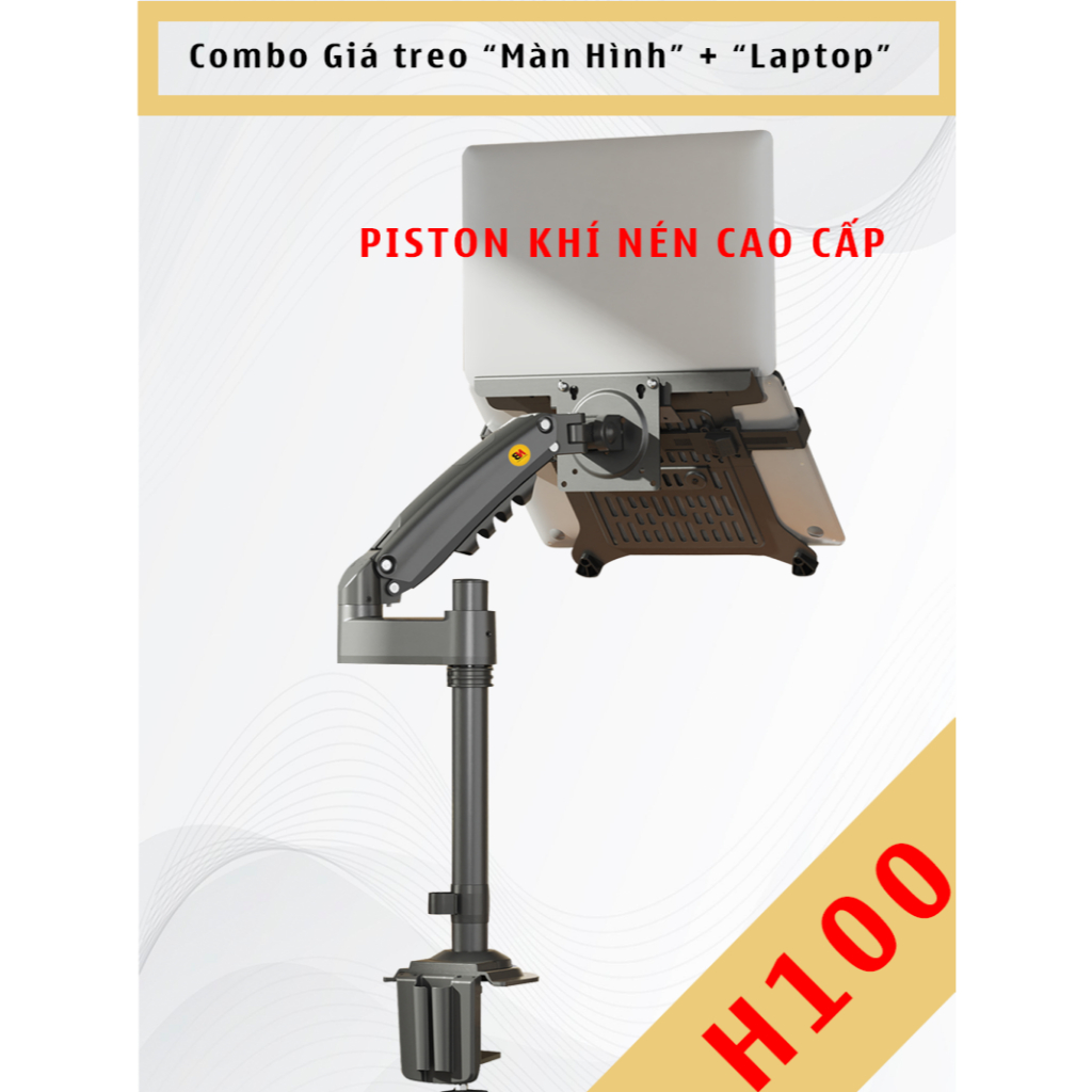H100 + Fp2 - Combo Arm Laptop - Giá đỡ Laptop - treo Laptop di chuyển - #H100 + #Fp2 - NorthBayou