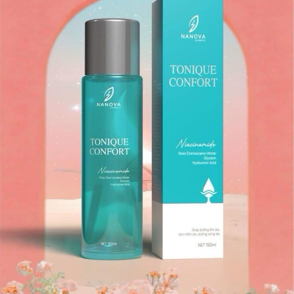 Nước hoa hồng TONIQUE CONFORT 150ml NANOVA chính hãng