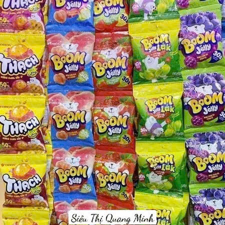 Combo 2 Gói Kẹo Dẻo Trái Cây Orion Boom