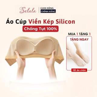 Áo Cúp Viền Kép Silicon Chống Tụt Tàng Hình Siêu Ôm Siêu Nâng AC34