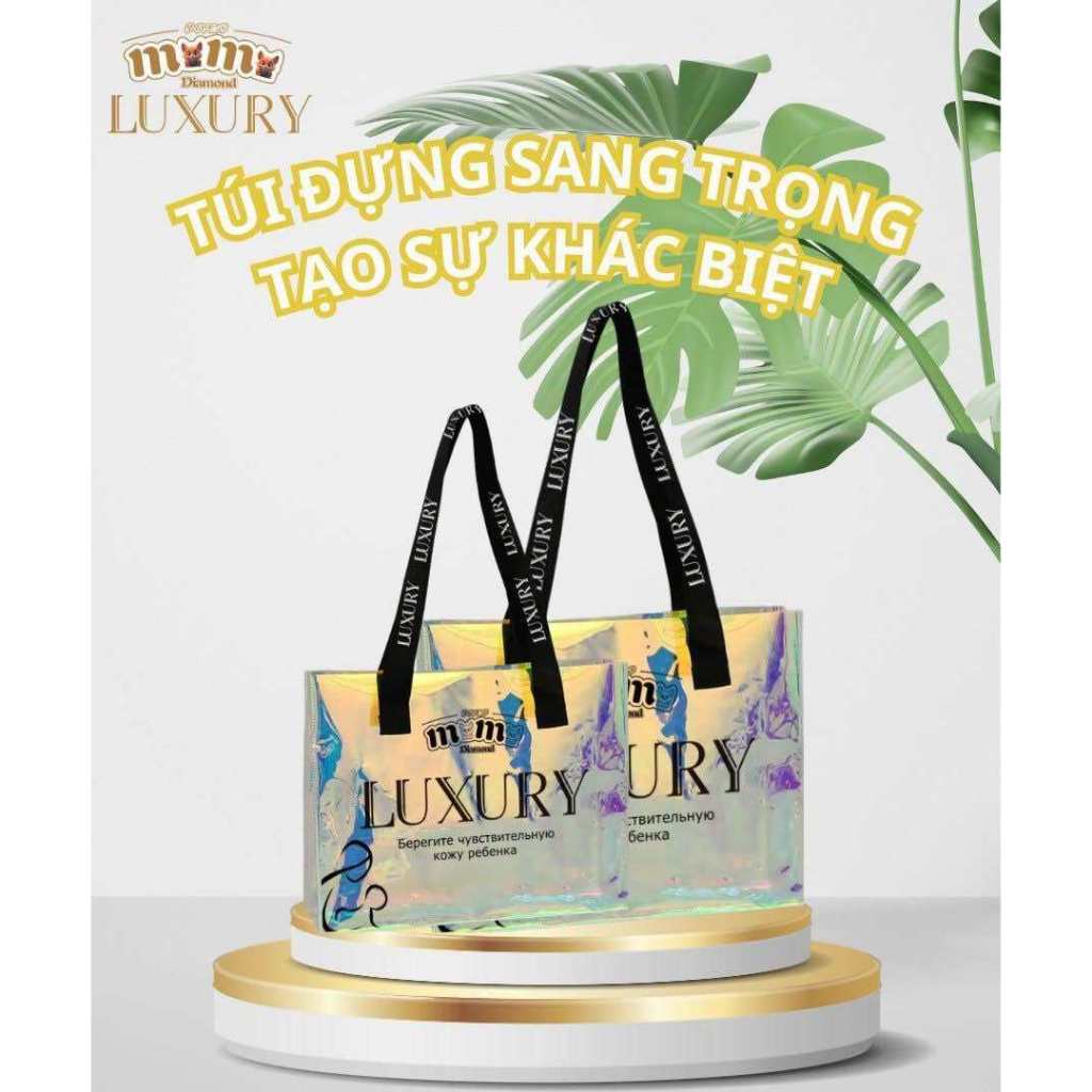  Túi xách tráng gương MOMO LUXURY-Tiện ích thời trang cho mẹ bỉm sữa 
