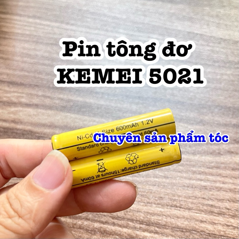 ✅ Pin tông đơ viền KEMEI 5021 - lưỡi 5021