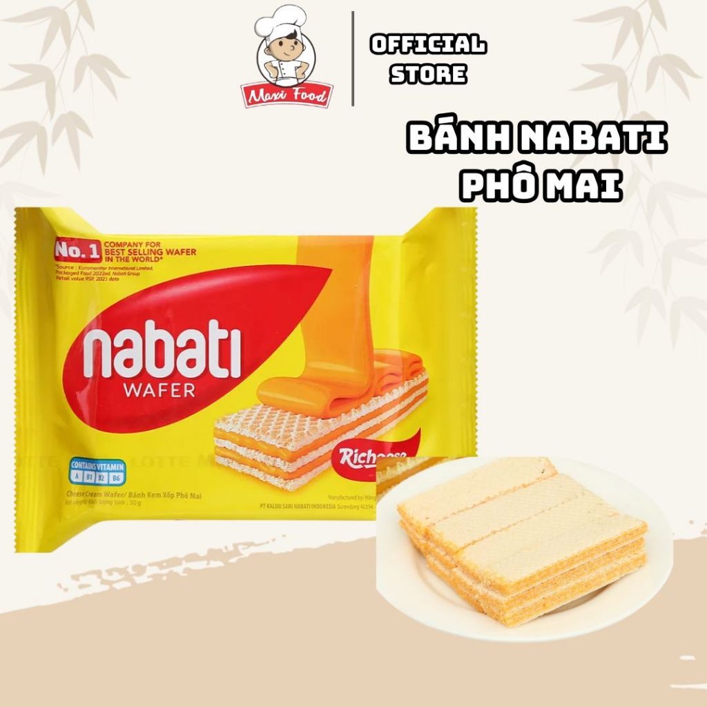 Bánh Nabati vị phô mai loại 20g - Nabati