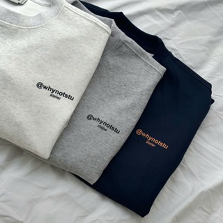 WNS Hashtag Sweater - Áo Dài Tay Nỉ 2da Basic Form Oversize Chính Hãng Local Brand WNS