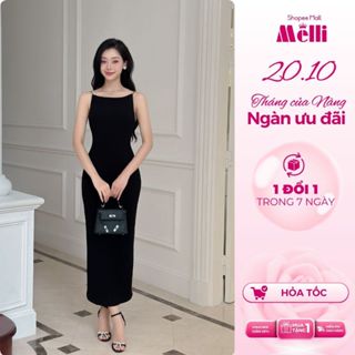 Váy 2 dây ôm Body nữ chất len tăm mềm mại , Váy Body siêu tôn dáng sang chảnh cho nữ -  VL03