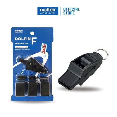 Còi trọng tài Bóng đá Molten Dolfin F kẹp tay