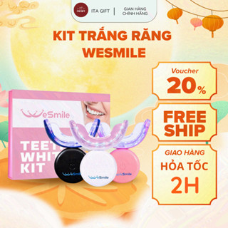 [Hoả Tốc 2H]Kit Trắng Răng Wesmile - Máy Làm Trắng Răng Hỗ Trợ Trắng Răng Nhanh Chóng, An Toàn, Không Ê Buốt