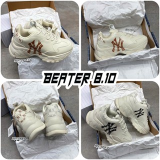   Chính hãng  Giày MLB Bigball Chunky Clasisc Monogram New York Yankees Đen   Nâu - 3ASHBMN3N 