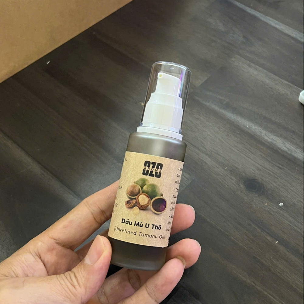 Dầu Mù U Ép Lạnh Thô 50ml - Ozo Aroma - Đặc Ấm Nồng Đậm
