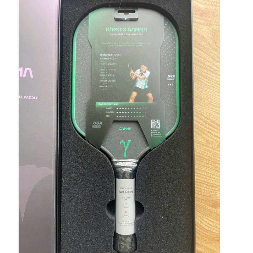 Vợt Pickleball Kamito Gamma Xanh Lá Chính Hãng, Bền Đẹp