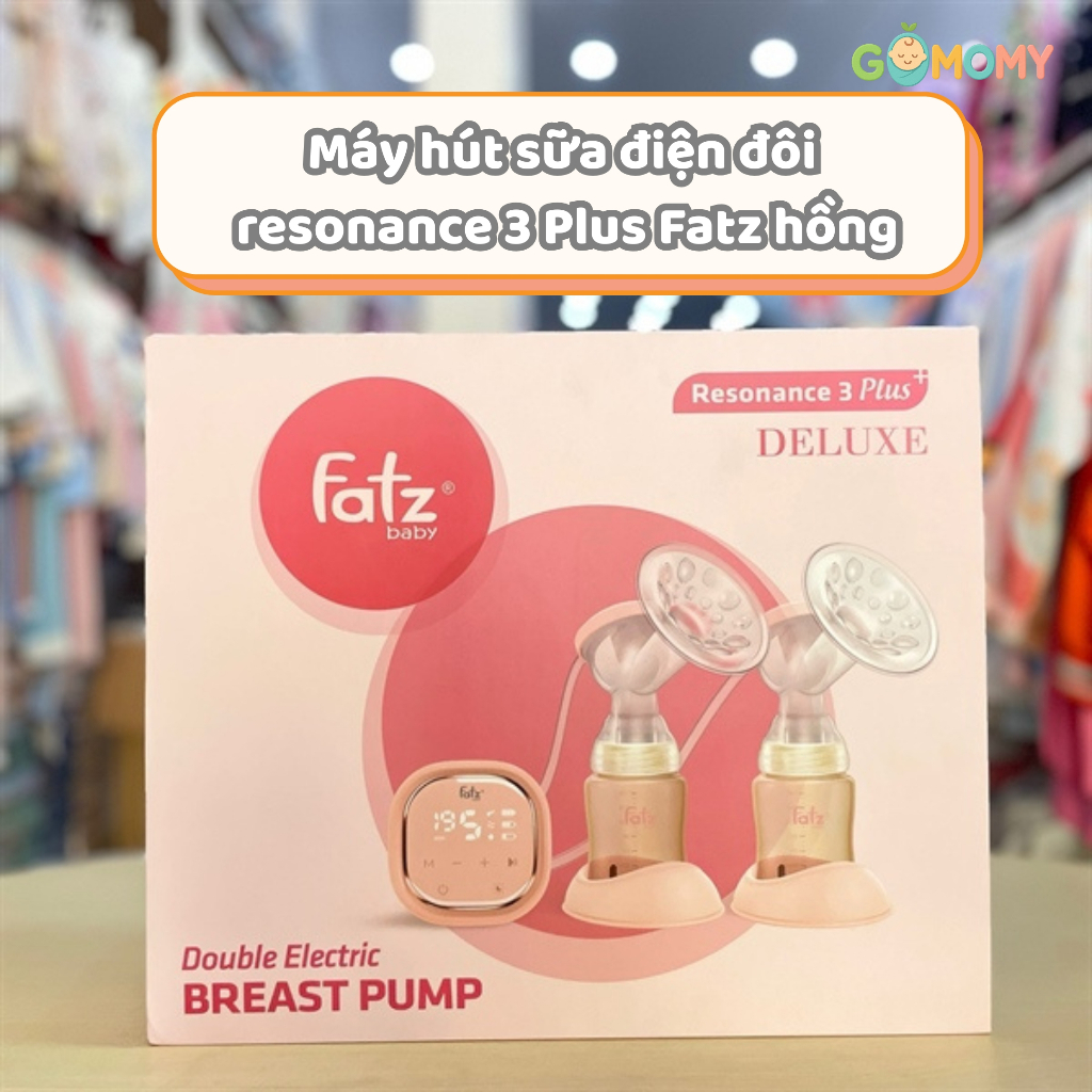 Máy hút sữa điện đôi Resonance 3 Plus Fatz Hồng.